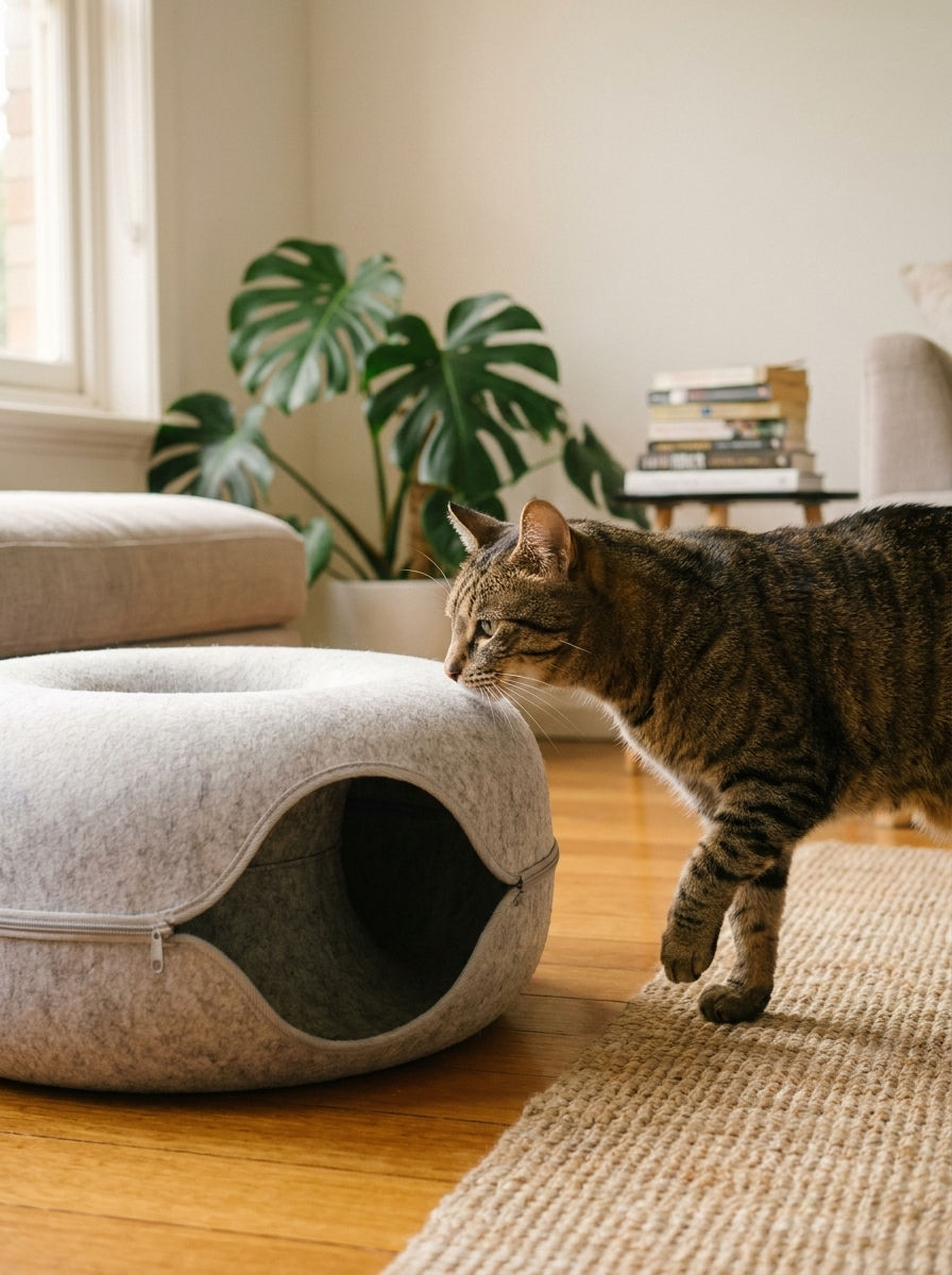 If your cat turns their nose up, you don't pay. Simple.