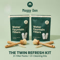 2× cleaning kit + starter filters