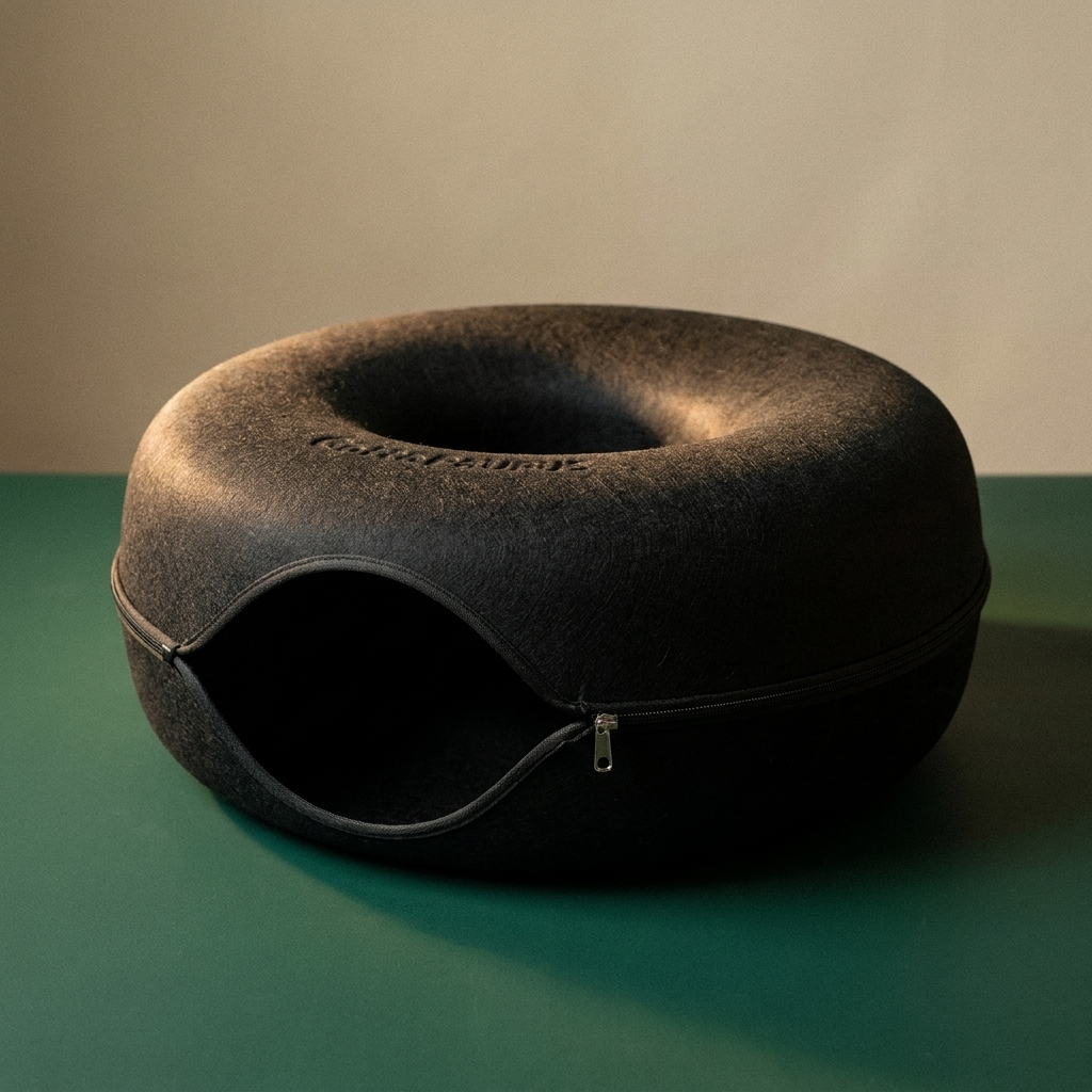 The Moggy Den™ — 3-in-1 Felt Cat Den