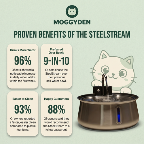 Moggy Den SteelStream
